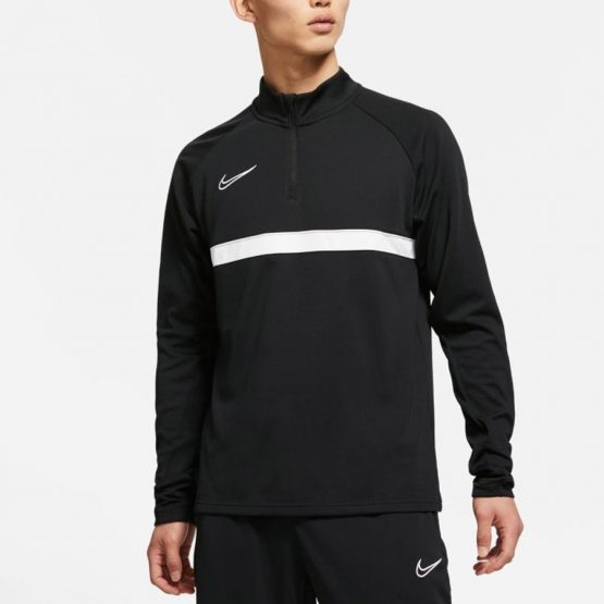 סווטשירט נייק לגברים Nike Drifit Academy Drill Top - שחור