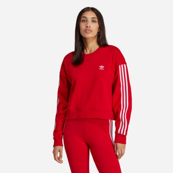 סווטשירט אדידס לנשים Adidas Originals Sweatshirt - אדום