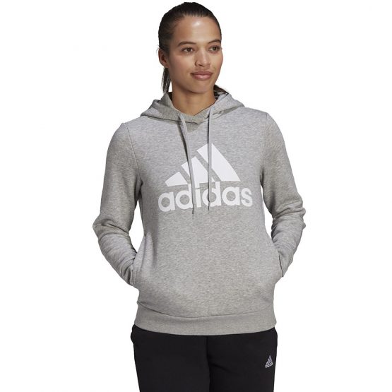 סווטשירט אדידס לנשים Adidas Loungewear Fleece - אפור