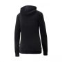 סווטשירט פומה לנשים PUMA Ess Velour Hoodie - שחור