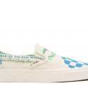 נעלי סניקרס ואנס לנשים Vans Classic Slip-On - לבן/כחול/תכלת