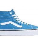 נעלי סניקרס ואנס לנשים Vans  SK8-HI - כחול/לבן