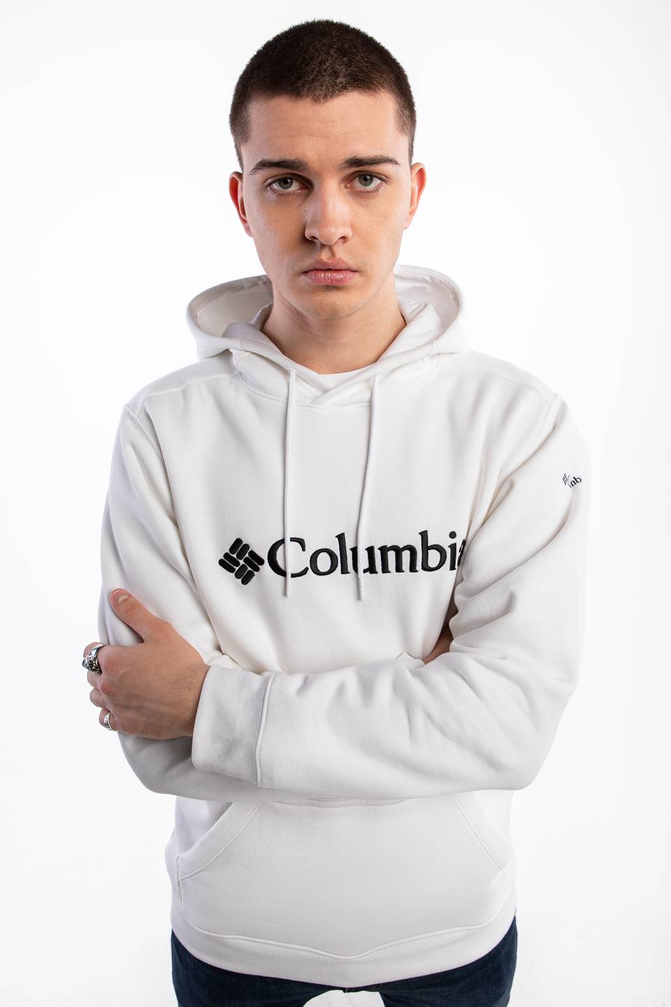 סווטשירט קולומביה לגברים Columbia Graphic - לבן