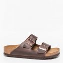 כפכפי בירקנשטוק לגברים Birkenstock Arizona Soft Footbed - חום