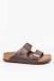 כפכפי בירקנשטוק לגברים Birkenstock Arizona Soft Footbed - חום