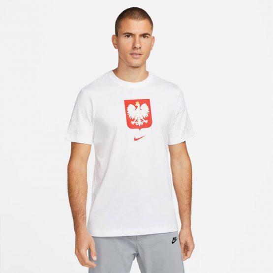 חולצת טי שירט נייק לגברים Nike Crest - לבן