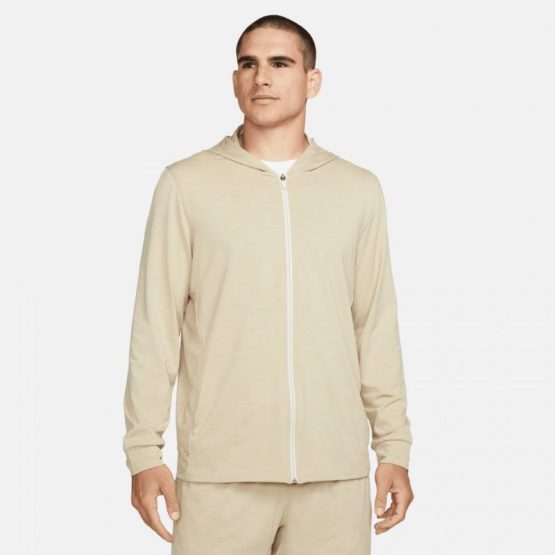 סווטשירט נייק לגברים Nike Yoga Dri-FIT - בז'