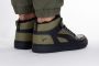 נעלי סניקרס פומה לגברים PUMA Rebound Mid Strap Wtr - שחור/ירוק