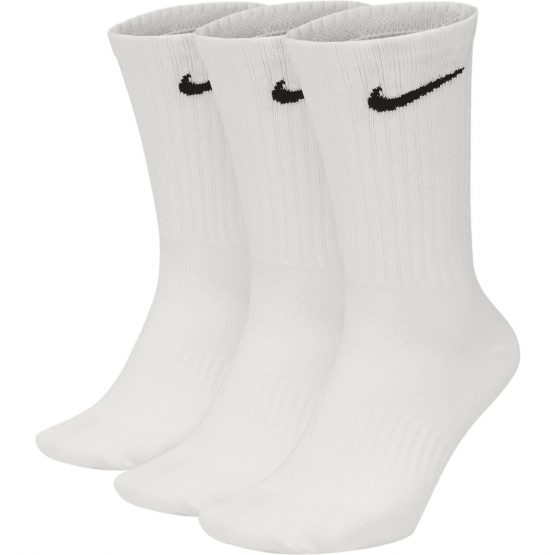גרב נייק לגברים Nike Everyday Lightweight Crew 3PCS - לבן