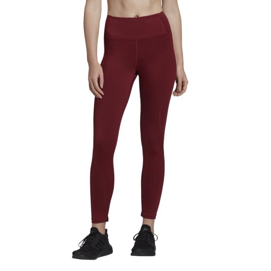 טייץ אדידס לנשים Adidas Karlie Kloss Run Tight - בורדו
