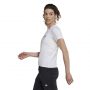 חולצת טי שירט אדידס לנשים Adidas Parley Run Fast - לבן הדפס