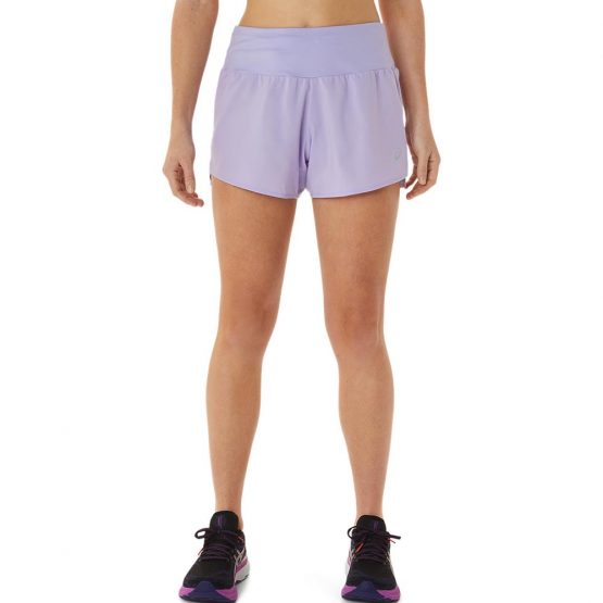 מכנס ברמודה אסיקס לנשים Asics Road 3.5 - סגול בהיר