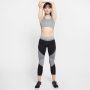 טופ וחולצת קרופ נייק לנשים Nike Drifit Swoosh - אפור
