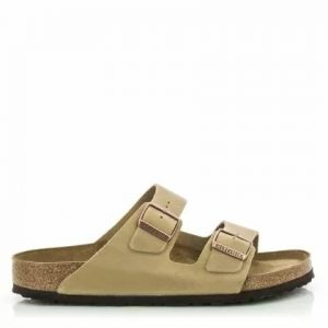 כפכפי בירקנשטוק לגברים Birkenstock Arizona Soft Footbed - חום בהיר