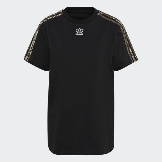חולצת טי שירט אדידס לנשים Adidas Originals Snake Tee - שחור