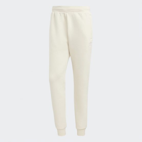 מכנסיים ארוכים אדידס לגברים Adidas Originals Trefoil Essentials - שמנת