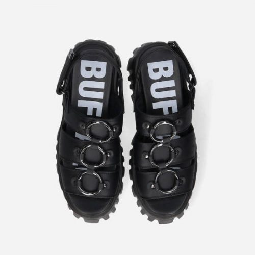 Buffalo PLUTO ARI Black - Fast delivery Europe ! - Shoes Sandals Women 7