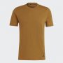 חולצת טי שירט אדידס לגברים Adidas Brostr Golden - כתום חמרה