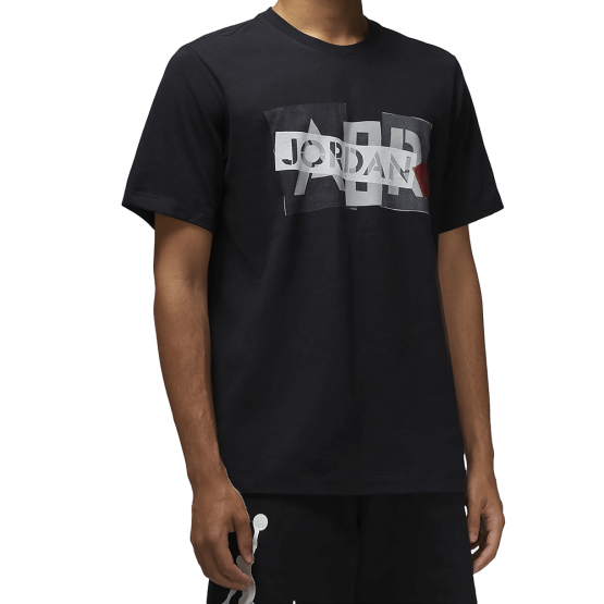 חולצת טי שירט ג'ורדן לגברים JORDAN Graphic Brand - שחור
