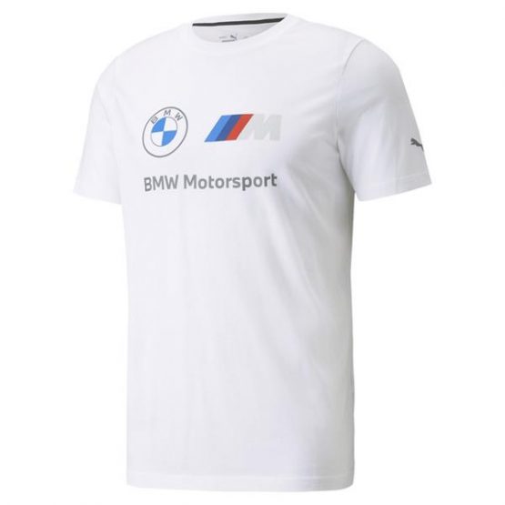 חולצת טי שירט פומה לגברים PUMA Bmw Logo Tee - לבן