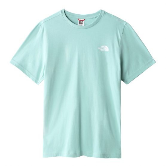 חולצת טי שירט דה נורת פיס לגברים The North Face Simple Dome Tee - טורקיז