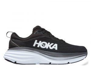 נעלי ריצה הוקה לגברים Hoka One One BONDI 8 - שחור/לבן