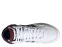 נעלי סניקרס אדידס לגברים Adidas  Hoops 3.0 Mid - לבן/בורדו