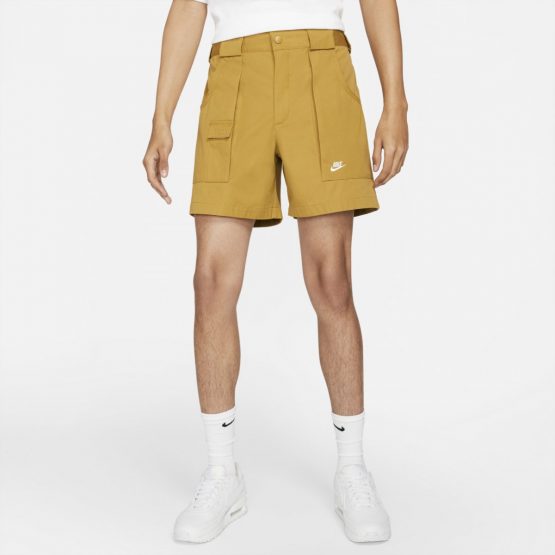 מכנס ברמודה נייק לגברים Nike Sportswear Reissue - חרדל