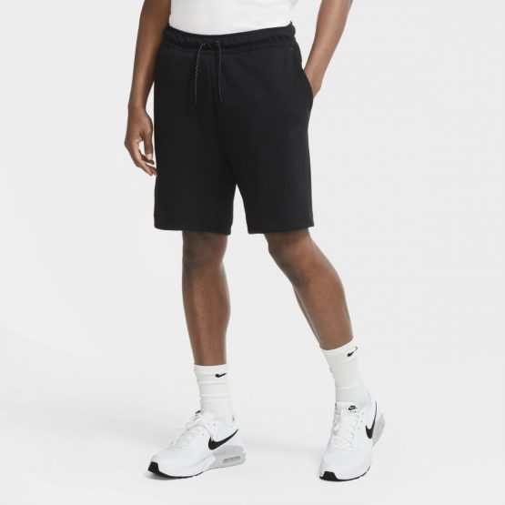 מכנס ברמודה נייק לגברים Nike Sportswear Tech Fleece - שחור