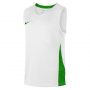 גופיה קצרה נייק לגברים Nike YOUTH TEAM BASKETBALL - לבן/ירוק