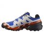 נעלי ריצת שטח סלומון לגברים Salomon Speedcross 6 - לבן  כחול  אדום