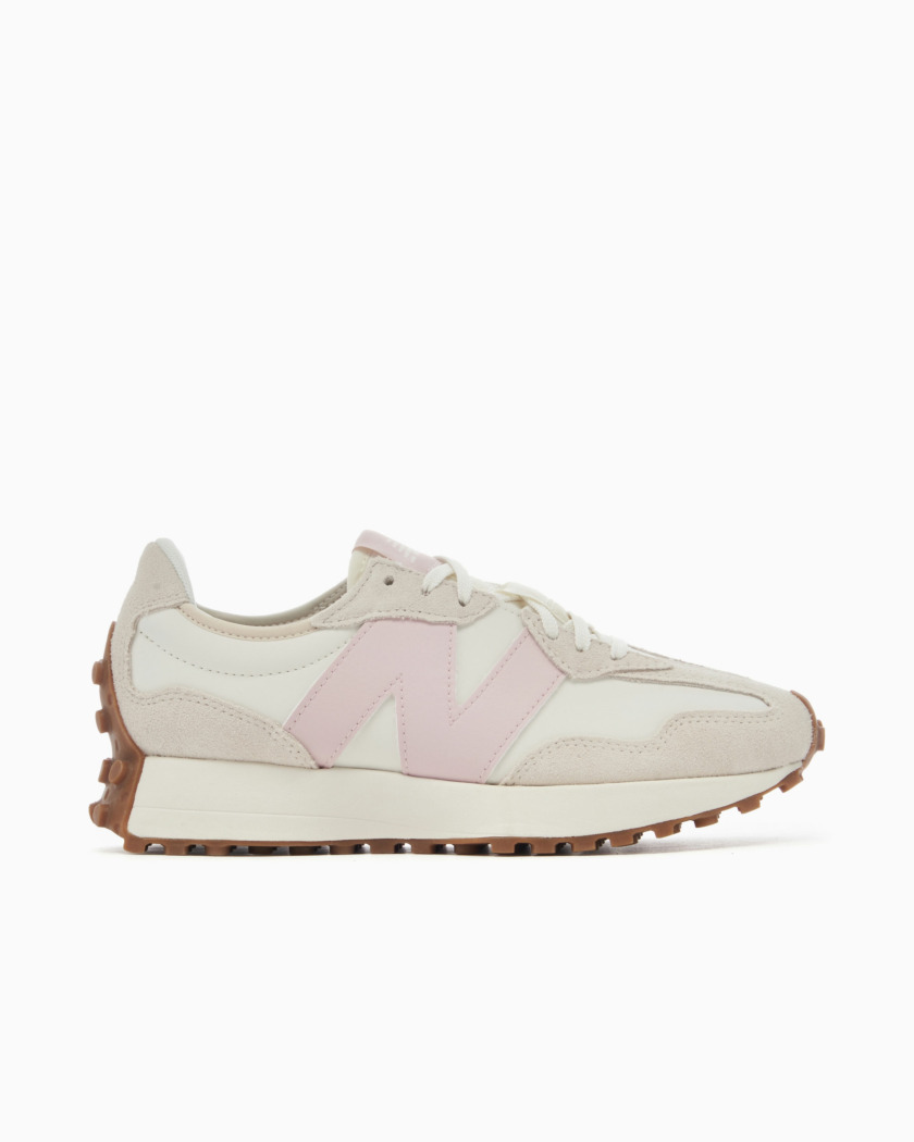 נעלי סניקרס ניו באלאנס לנשים New Balance 327 - לבן/קרם/ורוד