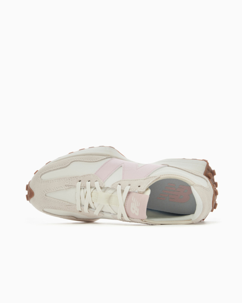 נעלי סניקרס ניו באלאנס לנשים New Balance 327 - לבן/קרם/ורוד
