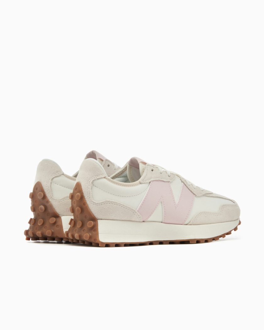 נעלי סניקרס ניו באלאנס לנשים New Balance 327 - לבן/קרם/ורוד