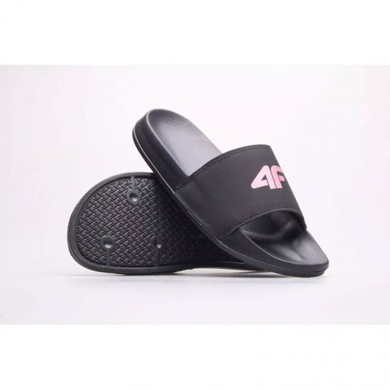 כפכפי פור אף לנשים 4F CLASSIC SLIPPERS - שחור
