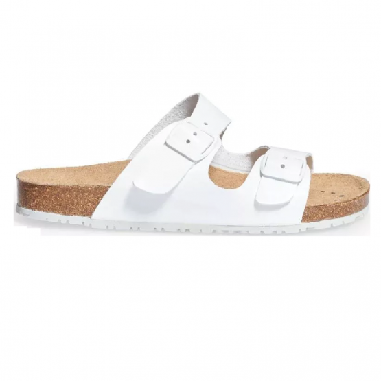 כפכפי ABEBA לנשים ABEBA CLASSIC SANDALS - לבן