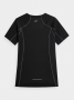 חולצת אימון פור אף לגברים 4F TEE WITH LOGO - שחור