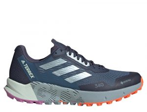 נעלי ריצת שטח אדידס לגברים Adidas Terrex Agravic Flow 2.0 Gore-Tex - כחול כהה/אפור
