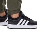 נעלי סניקרס אדידס לגברים Adidas Hoops 3.0 - שחור/לבן