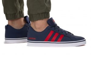 נעלי סניקרס אדידס לגברים Adidas vs pace limited edition - כחול/אדום
