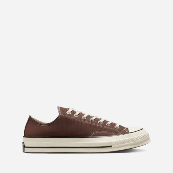 נעלי סניקרס קונברס לגברים Converse Chuck 70 Vintage Canvas - חום