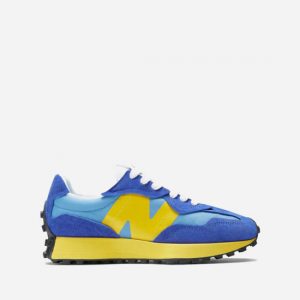 נעלי סניקרס ניו באלאנס לגברים New Balance U327 - כחול/צהוב