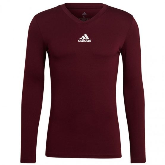 חולצת אימון אדידס לגברים Adidas Team Base Tee - בורדו