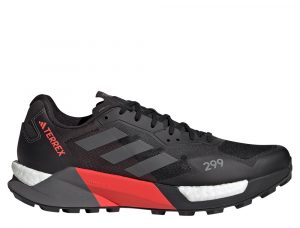 נעלי ריצת שטח אדידס לגברים Adidas Terrex Agravic Ultra Trail - שחור/אדום