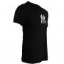 חולצת טי שירט ניו ארה לגברים New Era Brand MLB New York Yankees Emb Backer Southside Tee - שחור