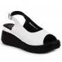 סנדלים Filippo לנשים Filippo sandals on the wedge  - לבן