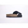 כפכפי Lee cooper לנשים Lee cooper Slippers with logo - שחור