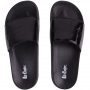 כפכפי Lee cooper לנשים Lee cooper Slippers with logo - שחור מבריק