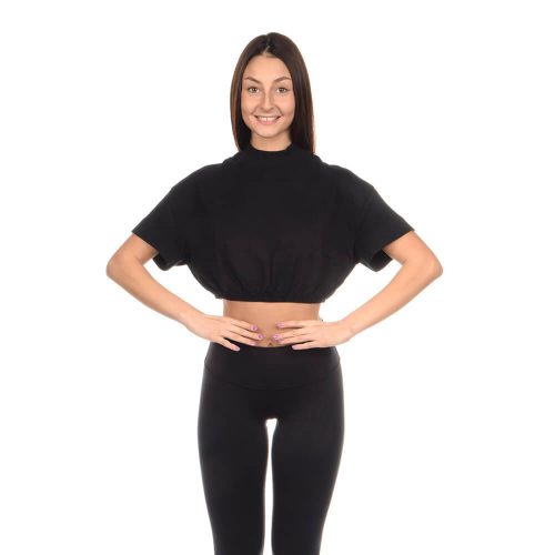 aloyoga Kick It Crop Tee　Black XS aloyoga Kick It Crop Tee Black XS