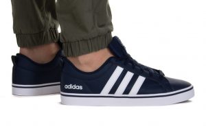 נעלי סניקרס אדידס לגברים Adidas vs pace limited edition - כחול כהה/לבן